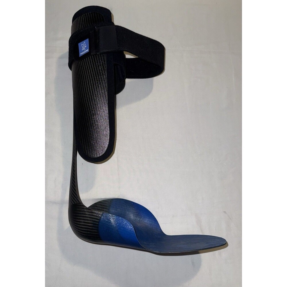 Thuasne SpryStep Carbon Fiber AFO Ankle Foot Orthosis Brace Adult Blue Black